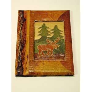 Handmade Moose Journal/ Scrap Book  No Sales Tax  Price 
