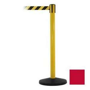  Yellow Post Safety Barrier, 7.5ft, Red Belt: Everything 