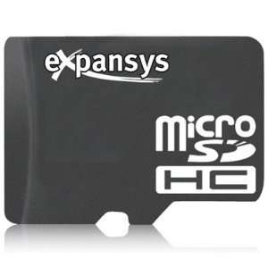  microSDHC CL4 memory card with SD adapter