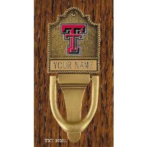 Texas Tech Red Raiders Personalized Brass Door Knocker:  