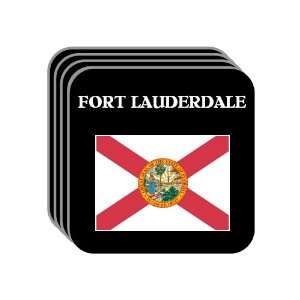 US State Flag   FORT LAUDERDALE, Florida (FL) Set of 4 Mini Mousepad 