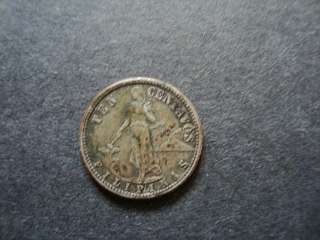 1907 PHILIPPINES TEN CENTAVOS SILVER COIN  