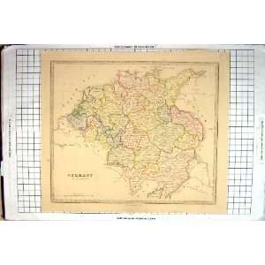  Antique Map 1839 Germany Austria Westphalia Bohemia Dutchy 