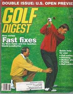 June 1993 Golf Digest Magazine Nick Faldo Fast Fixes  