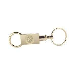  Rutgers   Two Sectional Key Ring   Gold