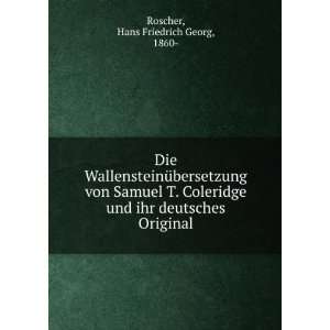   und ihr deutsches Original: Hans Friedrich Georg, 1860  Roscher: Books