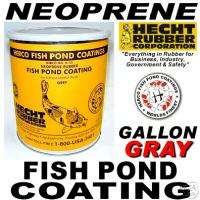 Gal. Gray Neoprene Rubber Fish Pond Coating/Sealant  