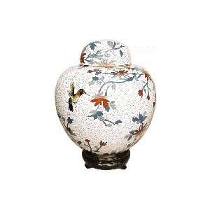 Hummingbird Cloisonne Cremation Urn   Handcrafted   Free Shipping