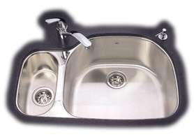 KINDRED STAINLESS UNDERMOUNT DOUBLE BOWL 20X31 KSCXLU  