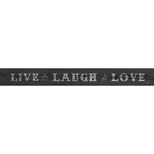   Laugh, Love Finest LAMINATED Print Lauren Rader 36x4: Home & Kitchen