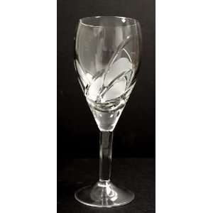   Set of 6 Crystal Wine Glasses Hand cut 055 3973 7
