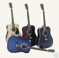 Johnson Acoustic Guitar 1/2 size in Blue FREE SHIP  
