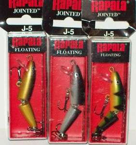RAPALA J5 JOINTED LURES g,s,p  NEW SALE *FREE SHIP**  