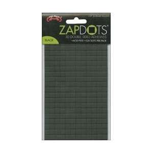  Helmar Zapdots 3D 1/4 Adhesive Squares Black, 528/Pkg; 5 