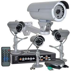  4 Channel Standalone Network DVR Surveillance Kit w 