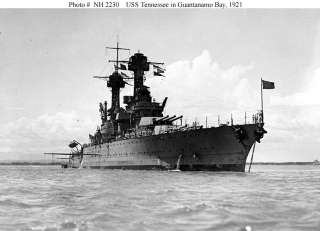 USS TENNESSEE BB 43 NAVY NEPTUNE REX CERTIFICATE 1944  