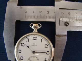 Vintage SWISS Antique Omega Pocket Watch Rare Original 1923  
