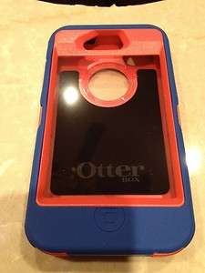 OtterBox iPhone 4 4S Defender Series Blue/Red Otter Box   FREE 