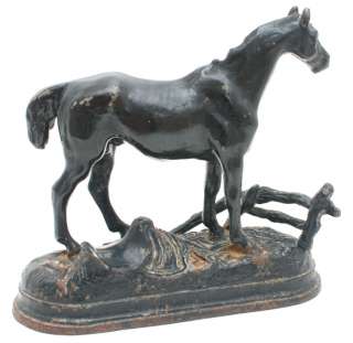 Rarest VINTAGE CAST IRON Russian Sculpture HORSE mark  