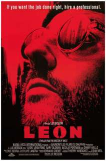 Leon The Professional Luc Besson Jean Reno 12x18 Poster  