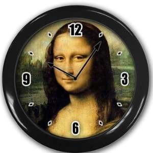  Mona Lisa Wall Clock Black Great Unique Gift Idea: Office 