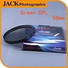 Camera Green 58mm Circular Polari​zing Filters C PL CPL 