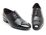 Mens real Leather Lace Up Dress oxfords shoe US6~US11.5  