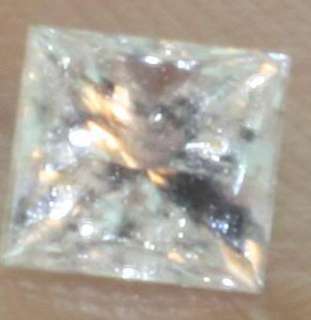 Clarity Enhanced princess loose diamond 0.71ct SI2 H  