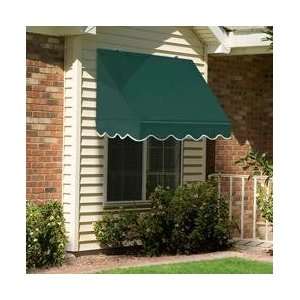  Window Traditional Awning. Forest Green   Size: 4 Home 