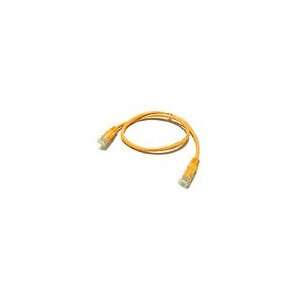  5 CAT 5 PATCH CABLE, COLOR: YELLOW: Electronics