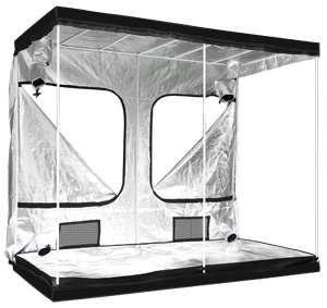 Reflective 96X48X78 Hydroponic 600D Grow Room Tent Large Window 