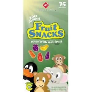   Animals Fruit Snacks 75  0.8 OZ Pouches NET WT 3 lbs 12 OZ (1.7 KG