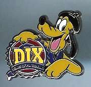 DISNEY 10TH ANNIVERSARY PROMO PLUTO DIX PIN TRADING  