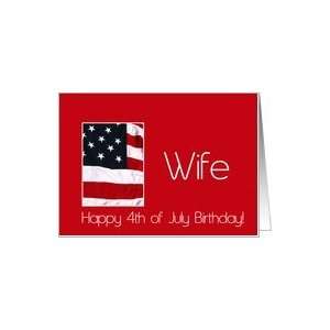  4th of July birthday card for wife Card Health & Personal 