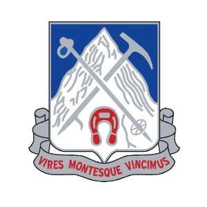  87th Mountain Infantry Regiment sticker vinyl decal 5 x 4 