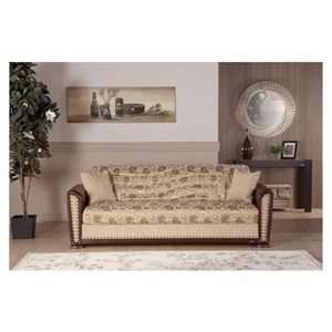  Alfa Yasemin Beige Sofa Bed by Sunset: Home & Kitchen