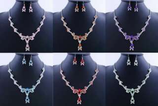 W19747 wholesale 6sets lots mix Earring Necklace jewelry Sets Acrylic 