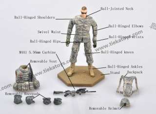 OURWAR US ARMY 101st 1/18 Military Figure Radio Man  