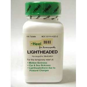  Lightheaded 300 mg by Heel USA BHI. 100 Tablets. Health 
