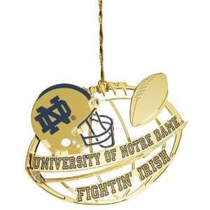  Baldwin University of Notre Dame Football Helmet 3 inch Sports 