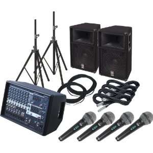  Yamaha EMX512SC S115V PA Package Musical Instruments