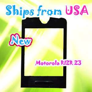 Motorola Rizr Z3 Outside Lens Screen Glass Replacement  