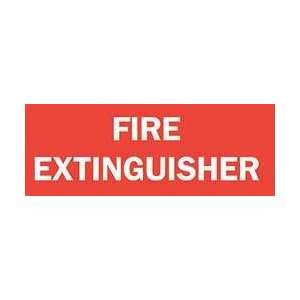 Sign,5x14,fire Extinguisher,fiberglass   BRADY:  Industrial 