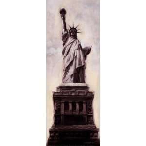   Of Liberty, N.Y.C. Finest LAMINATED Print Talantbek Chekirov 5x14