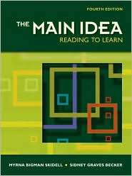 The Main Idea Reading to Learn, (032114242X), Myrna Bigman Skidell 