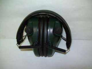CALDWELL E MAX LOW PROFILE HEARING PROTECTION STEREO SOUND EARMUFF GRN 