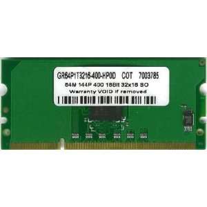  Gigaram 64M 144Pin 16 bit DDR2 SODIMM for HP LaserJet 