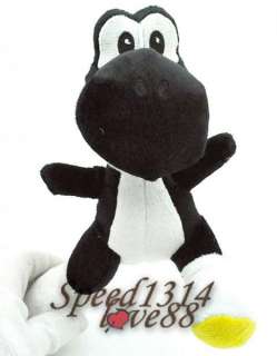 Super Mario Bros 8 Black Yoshi Plush Doll # MU118  