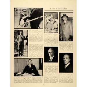  1934 Fortune Magazine Famous Faces George Bernard Shaw 