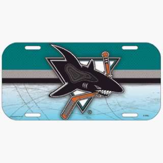   San Jose Sharks High Definition License Plate **: Sports & Outdoors